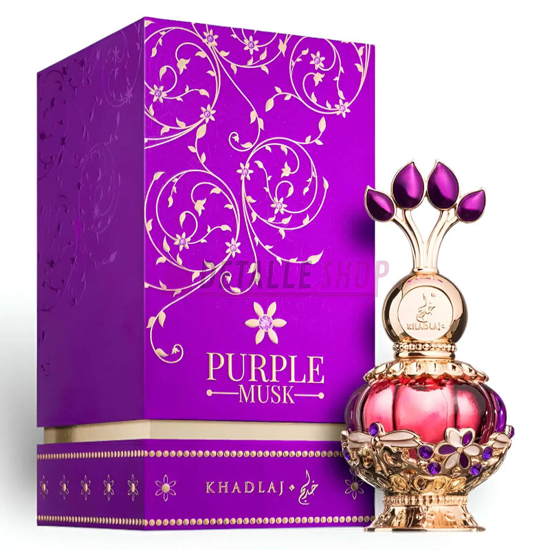 Almizcle Púrpura Khadlaj aceite perfumado Perfume Khadlaj de almizcle morado Aceite perfumado Purple Musk